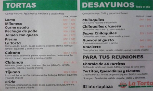 Menu photo 3 La Torta Plaza Tijuana, BCN