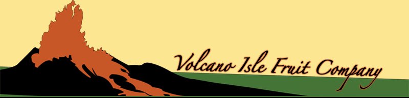 Volcano Isle Fruit Logo