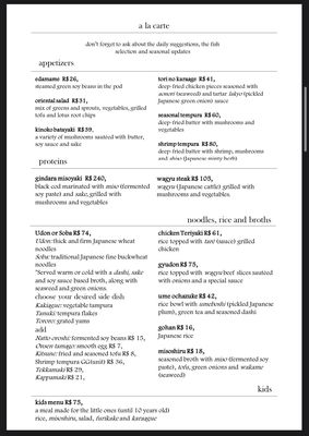 Menu photo 2 Aizomê São Paulo, SP