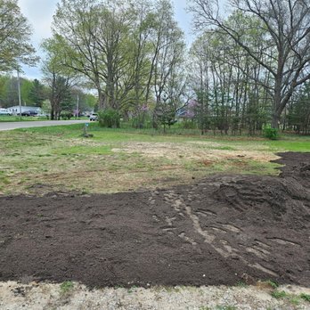 Ground Solutions - Before photo of the reslope and soil added - Junk Removal & Hauling Near Me - Fennville, Michigan Ground Solutions - Before photo of the reslope and soil added - Junk Removal & Hauling Near Me - Fennville, Michigan