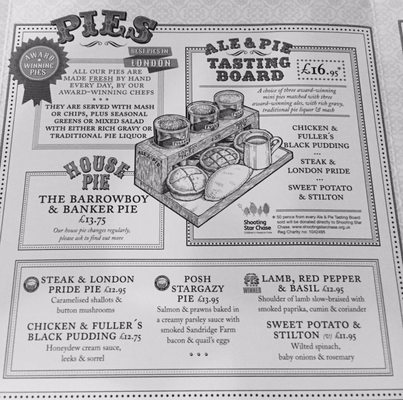 Menu photo 3 Barrowboy & Banker London, XGL Menu photo 3 Barrowboy & Banker London, XGL