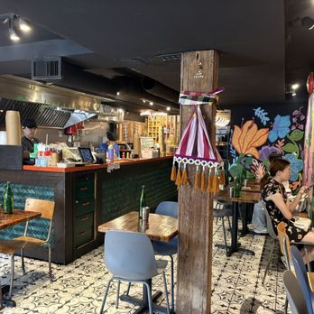 Som Tum Jinda - Inside - small and cozy with colourful decor - Thai Near Me - Toronto, Ontario
