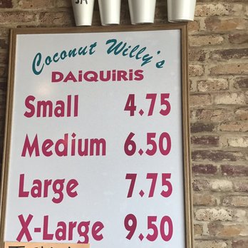 Coconut Willys Daiquiris - Regular prices - Bars Near Me - Zachary, Louisiana Coconut Willys Daiquiris - Regular prices - Bars Near Me - Zachary, Louisiana