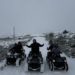 High Country Tours - My group on the ATVs!!
