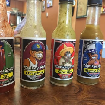 Dan's The Grub Shack - Least spicy to spiciest (left to right) - Burgers Near Me - Atascadero, California