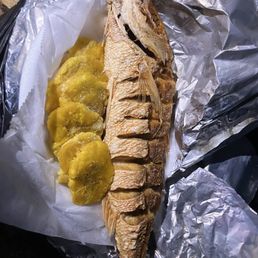 Plantains and snapper
