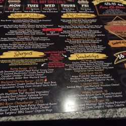 Barley Mow - Menu nov 2022