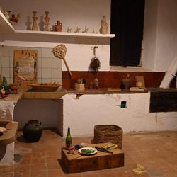 Miró Mallorca Fundació - Every room in the house Miró purchased to annex his main studio was used as a studio.  The kitchen was no exception.
