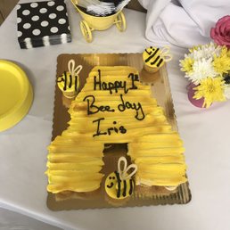 Bakery did an amazing on my bee themed cupcake cake! Bakery did an amazing on my bee themed cupcake cake!