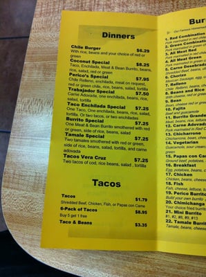 Menu photo 8 Perico's Albuquerque Albuquerque, NM