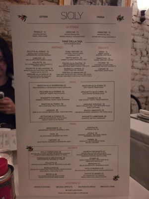 Menu photo 3 Sicily Osteria New York, NY Menu photo 3 Sicily Osteria New York, NY
