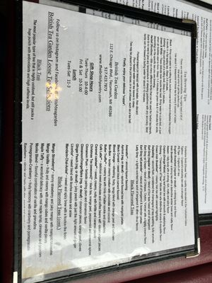 Menu photo 1 British Pantry Tecumseh, MI