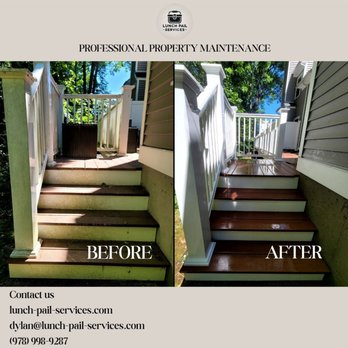 Lunch Pail Services - Deck cleaning. - Pressure Washers Near Me Lunch Pail Services - Deck cleaning. - Pressure Washers Near Me