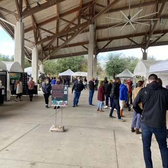 Armadillo Christmas Bazaar - Entry area after the ticket check-in - Arts & Crafts Near Me - Austin, Texas