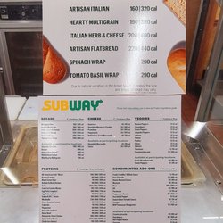 Subway - Calories