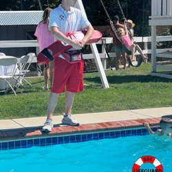 Life Guarding a pool party in Thousand Oaks, June 2023