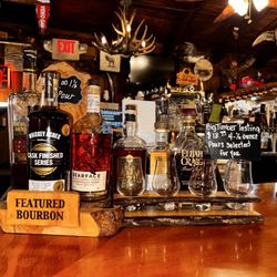 Westwoods Lodge Pub & Grill and Big Timber Bourbon Bar - Totally extravagant bourbon selection and not displayed a equally impressive craft beer selection