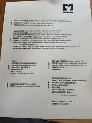 Menu photo 5 Marrow Rochester, MN