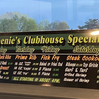 Greenie's Clubhouse - Special menus BUT IF YOU WANT PRIME RIB, be sure to come early - Breakfast & Brunch Near Me - Delavan, Wisconsin Greenie's Clubhouse - Special menus BUT IF YOU WANT PRIME RIB, be sure to come early - Breakfast & Brunch Near Me - Delavan, Wisconsin