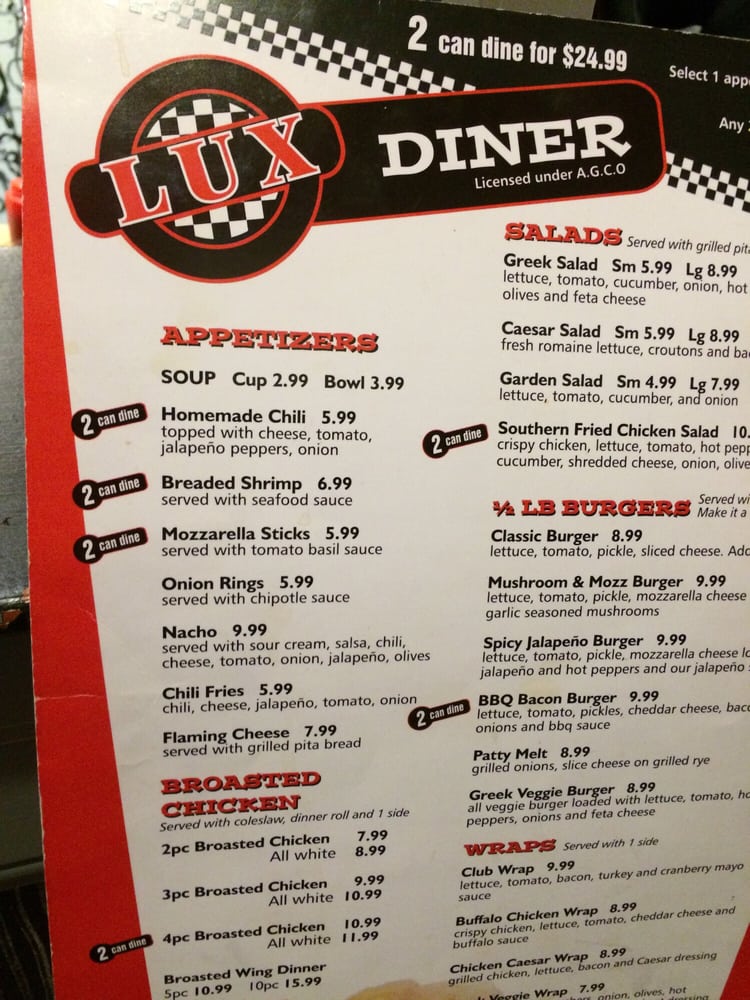 LUX DINER Updated September 2024 10 Reviews 33 Amy Croft Drive