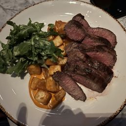 Steak and potatoes