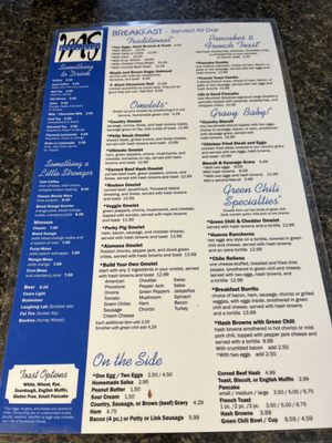 Menu photo 2 Mountain Shadows Restaurant Colorado Springs, CO