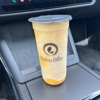 Boba Bliss - Mango cloud - Bubble Tea Near Me - Dublin, California Boba Bliss - Mango cloud - Bubble Tea Near Me - Dublin, California