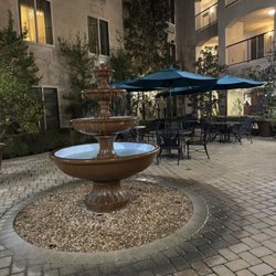 Outside courtyard