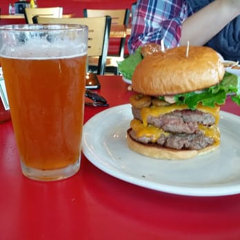 Boulevard Burger - Double 50/50 Hot Stuff Burger: The burger was half sirloin half bacon, beer battered jalapenos etc etc - Burgers Near Me - Castro Valley, California Boulevard Burger - Double 50/50 Hot Stuff Burger: The burger was half sirloin half bacon, beer battered jalapenos etc etc - Burgers Near Me - Castro Valley, California