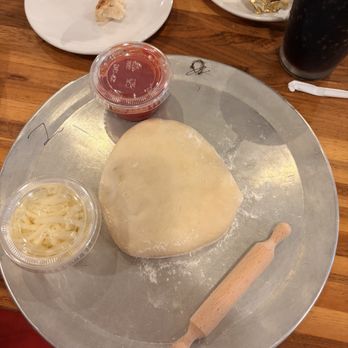 Spaghettini Pizza Trattoria - My Pizza making set up - Pizza Near Me - Mineola, New York