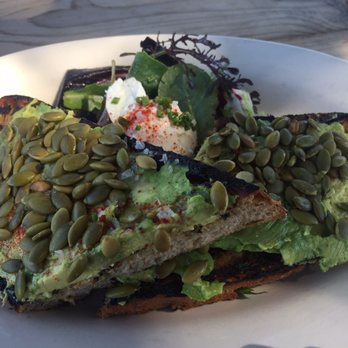 Bob's Well Bread - Avacado toast. We ordered so many item off the menu. - Bakeries Near Me - Los Alamos, California