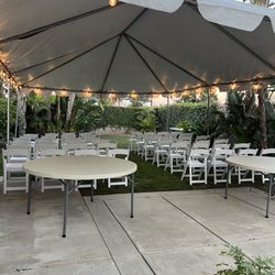 L & L Party Rentals - Rented the tent with Light  Tables  Chairs  Jumper