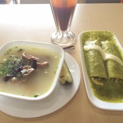 Las Flautas - Molleja y enchiladas verdes mmmmm ñam ñam
