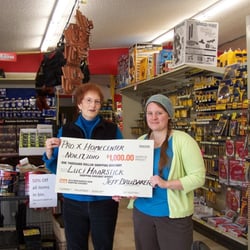 Pro X Home Center - Our last $1000.00 dollar winner! (On the left)