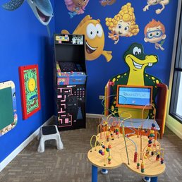 Lots of activities to keep your children occupied while you wait for their appointment to start.