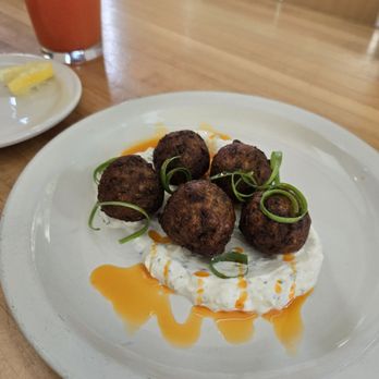 Trattoria Zaza - Sweat pea falafel - Breakfast & Brunch Near Me - Birmingham, Alabama Trattoria Zaza - Sweat pea falafel - Breakfast & Brunch Near Me - Birmingham, Alabama