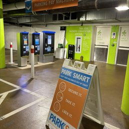 Parking payment machines worked like a charm. There is no attendant after hours.