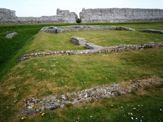 Richborough Roman Fort and Amphitheatre by null
