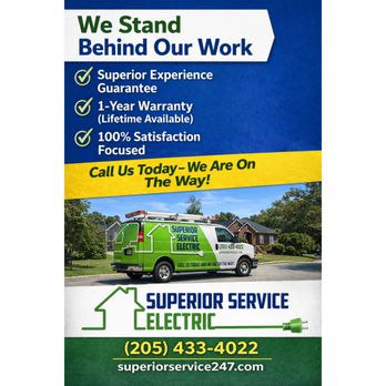 Superior Service Electric - Electricians Near Me - Mount Olive, Alabama Superior Service Electric - Electricians Near Me - Mount Olive, Alabama