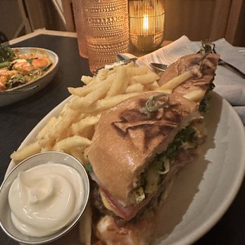 PLANTA Williamsburg - HOUSE BURGER comes with crispy soft on the inside fries - Sushi Bars Near Me - Brooklyn, New York PLANTA Williamsburg - HOUSE BURGER comes with crispy soft on the inside fries - Sushi Bars Near Me - Brooklyn, New York