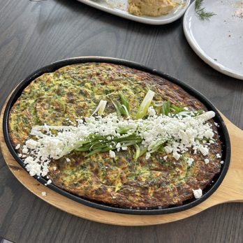 Avli - Zucchini Frittata - Greek Near Me - Milwaukee, Wisconsin Avli - Zucchini Frittata - Greek Near Me - Milwaukee, Wisconsin
