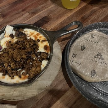 Nixtaco - Chorizo queso fundido - Mexican Near Me - Roseville, California Nixtaco - Chorizo queso fundido - Mexican Near Me - Roseville, California