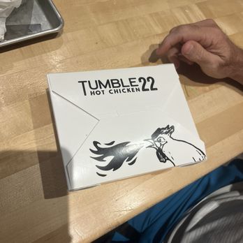 Tumble 22 - To go box. The Lil OG was too big for me....takin' it home. - American Near Me - Austin, Texas Tumble 22 - To go box. The Lil OG was too big for me....takin' it home. - American Near Me - Austin, Texas