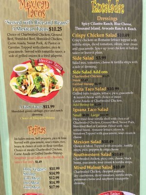 Menu photo 6 Green Iguana Mexican Restaurant Saint George, UT Menu photo 6 Green Iguana Mexican Restaurant Saint George, UT