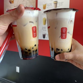 Gong Cha - Brown Sugar Milk Tea () - Bubble Tea Near Me - Hoboken, New Jersey