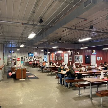 Cooper's Old Time Pit Bar-B-Que - Late afternoon in the main eating space. - Barbeque Near Me - Fort Worth, Texas Cooper's Old Time Pit Bar-B-Que - Late afternoon in the main eating space. - Barbeque Near Me - Fort Worth, Texas
