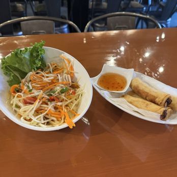 Yak Yai Thai Restaurant - Papaya Salad (GF)(N) fried spring rolls - Thai Near Me - Richmond, Virginia Yak Yai Thai Restaurant - Papaya Salad (GF)(N) fried spring rolls - Thai Near Me - Richmond, Virginia