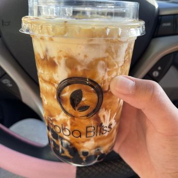 Boba Bliss - Crème Brûlée Pearl Latte - Bubble Tea Near Me - Dublin, California