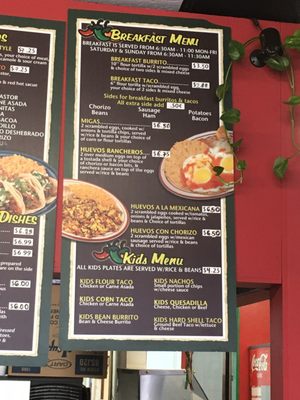 Menu photo 5 Jalapenos Taqueria Keller, TX