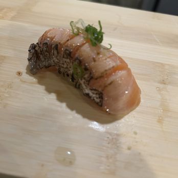 Komé - Salmon belly. Get at least two. I promise. - Sushi Bars Near Me - Dallas, Texas Komé - Salmon belly. Get at least two. I promise. - Sushi Bars Near Me - Dallas, Texas